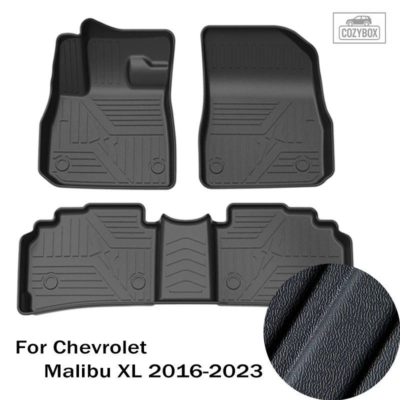 フロアマット TPE シボレー マリブ XL 2016-2023 ラバー カーマット 防水 カー アクセ