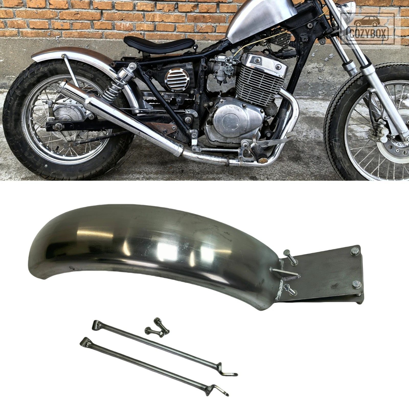 ホンダ レブル CA250 オートバイリア フェンダーマッド ガード カバー