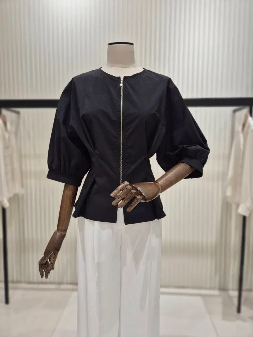 MOJO.S.PHINE モジョエスピン 25SS パフ袖 ジップアップ ジャケット