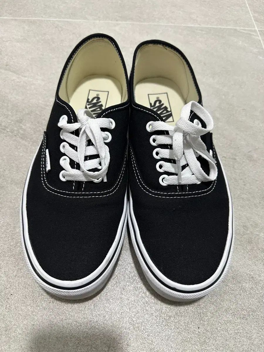 VANS アセンティック ブラック (265)