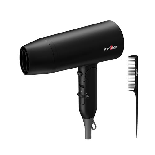 [ mod's hair ] アドバンススマート ダブルイオン ヘアードライヤー (MHD-1246-K)【 地肌・髪質に合わせて選べる6通りの乾かし方！ 】 速乾ドライヤー ヘアドライヤー 大風量 マイナスイオンドライヤー 軽量 静音 (ブ 5e772013