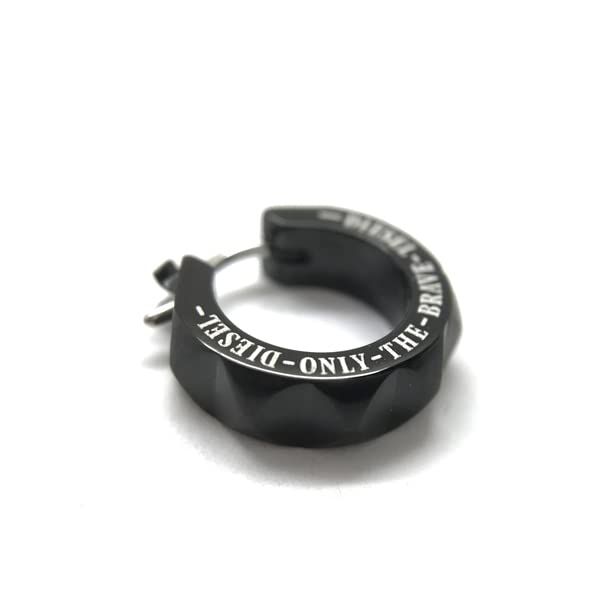 DIESEL ディーゼル ピアス 片耳用 シングル DX1273001 メンズ レディース アクセサリー ジュエリー ブラック ユニセックス [並行輸入品]pms 09910898