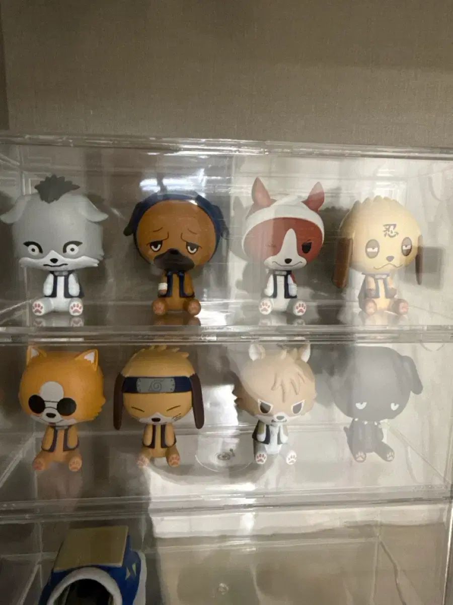 一番くじ NARUTO -ナルト- パドゥナラ 忍犬 ちょこのっこ 8種 フルセット 開封品 出品