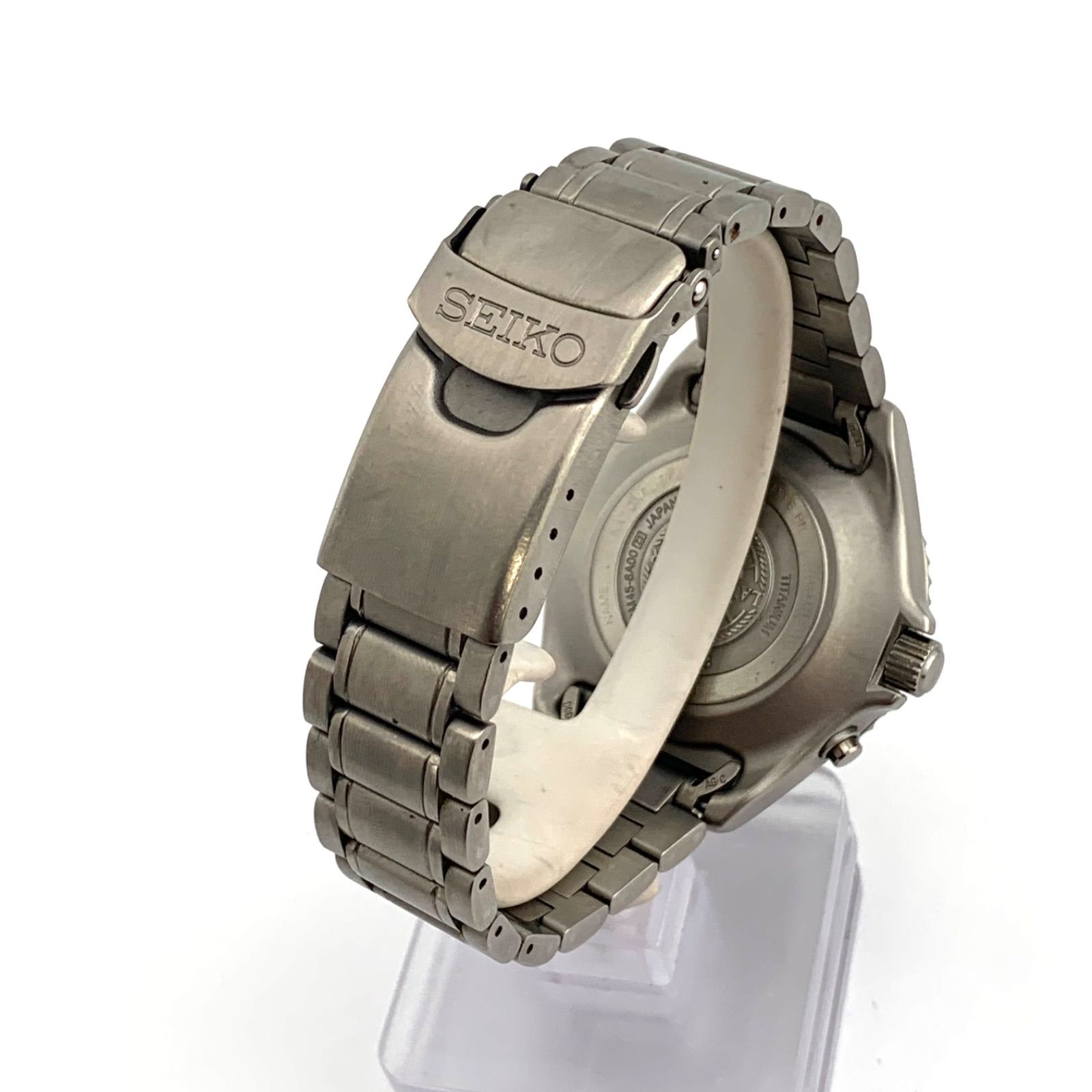 SEIKO LANDMASTER 5M45-6A00 自動巻き 腕時計 ジャンク】SEIKO LANDMASTER 5M45-6A00 チタン 腕時計 - メルカリ
