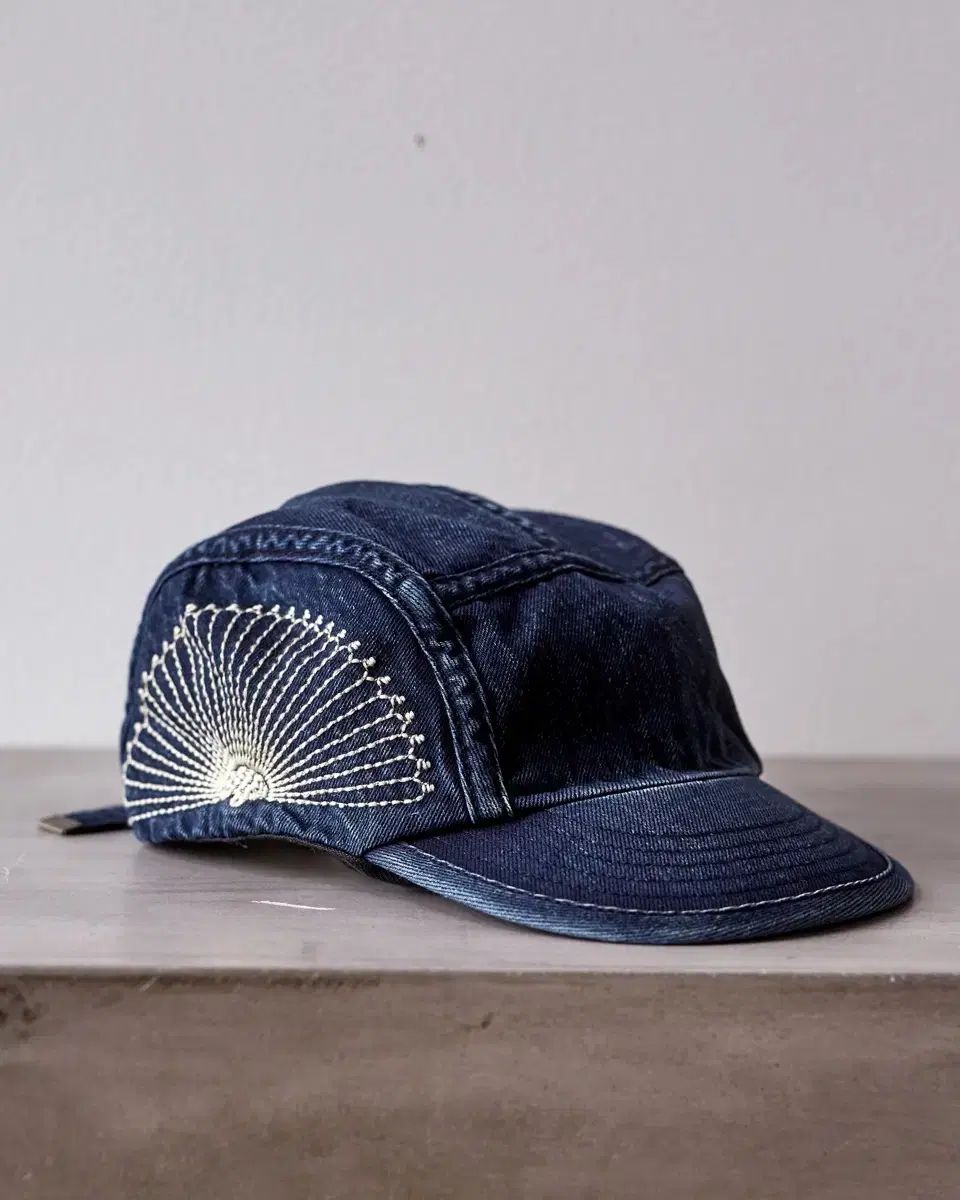 KAPITAL 10oz IDG x IDG 風呂敷 刺繍 デニム キャンプキャップ Indigo