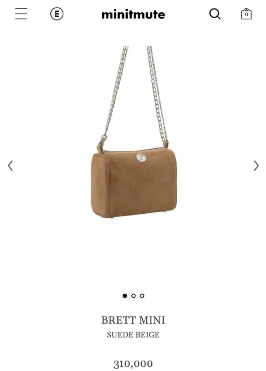 MINITMUTE brett ミニ スウェード brettbag