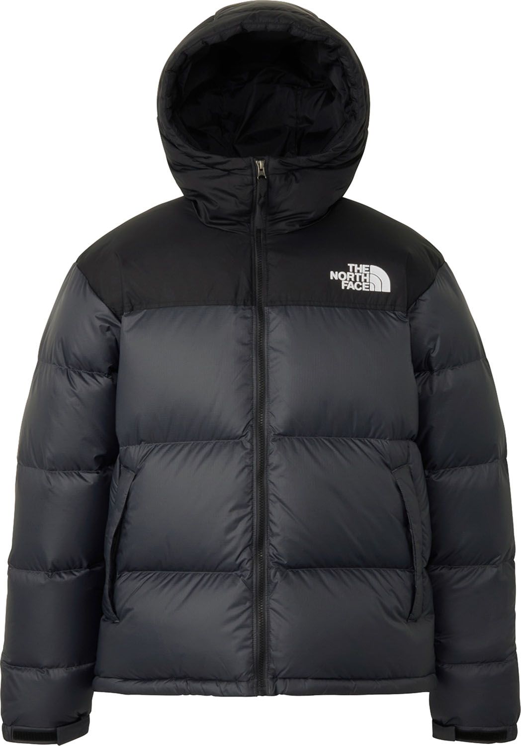 ザ・ノース・フェイス THE NORTH FACE アウトドア ヌプシフーディー メンズ ダウンジャケット アウター 上着 秋冬 撥水 雨 雪 防寒 キャンプ 普段使い シンプル フルジップ タウンユース ND92559 AK AGXブラ