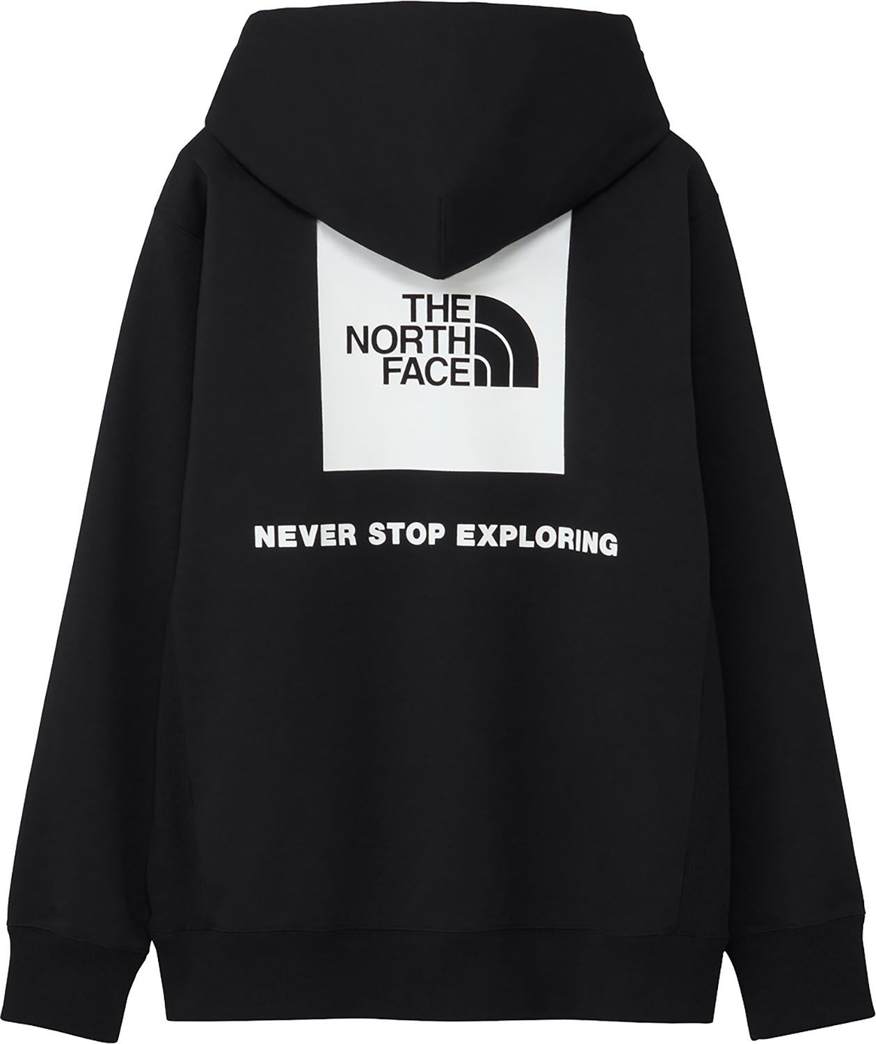 ザ・ノース・フェイス THE NORTH FACE アウトドア バックスクエアロゴフーディ メンズ スウェット パーカー 長袖トップス プルオーバー 普段着 吸湿 キャンプ バックプリント イージーケア 洗濯簡単 NT62533 K2 ブラック2