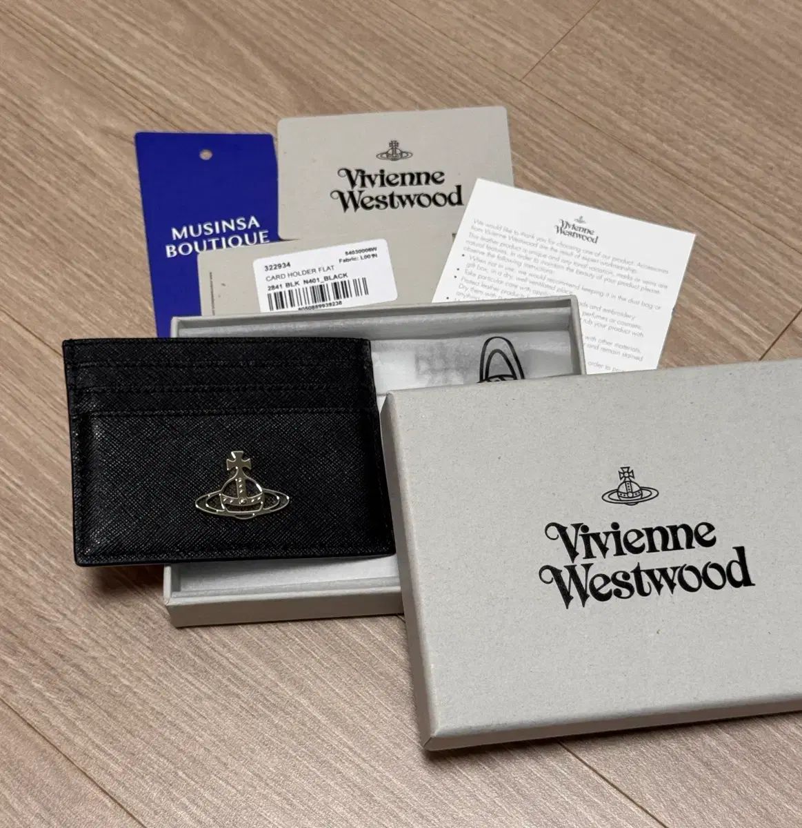Vivienne Westwood ヴィヴィアン・ウエストウッド カード 財布 ブラック