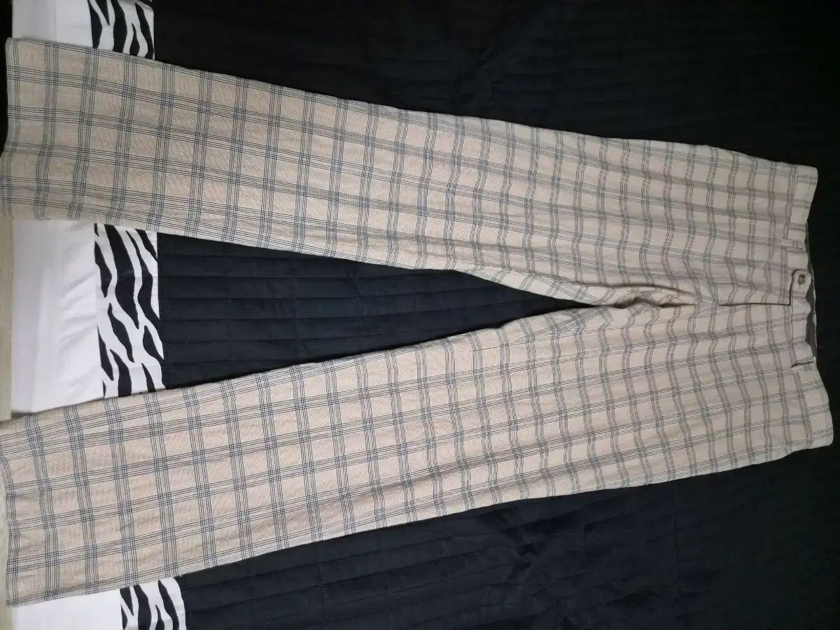 BEAN POLE ビーンポール スリムフィット CHECK ズボン サイズ 86