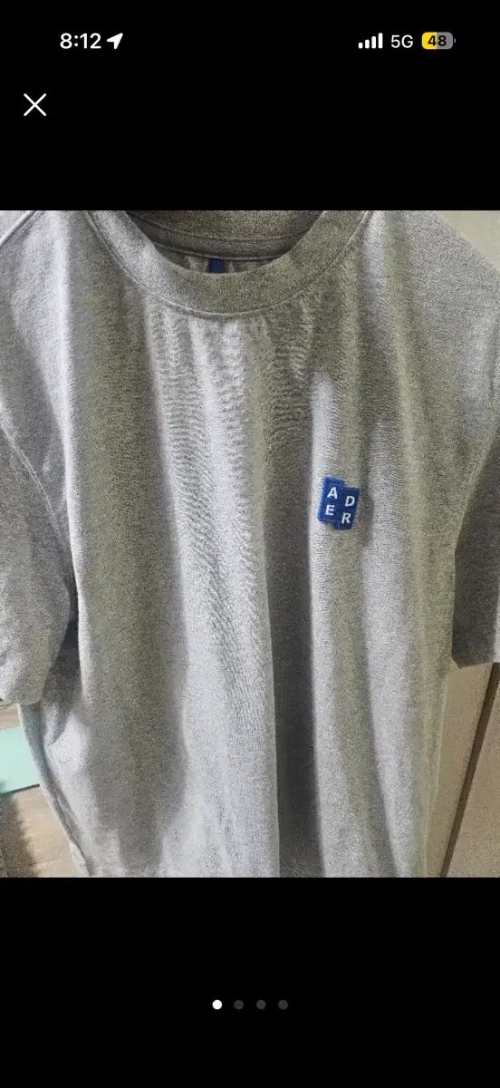 ADER ERROR アーダーエラー 半袖Tシャツ グレー