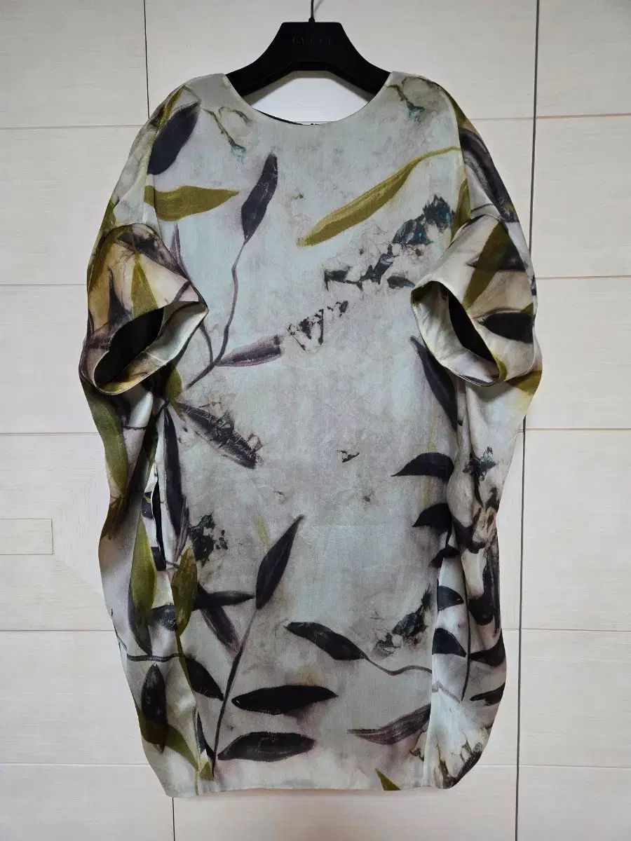 シルク100% オーガンザ ブラウス (S) 新品