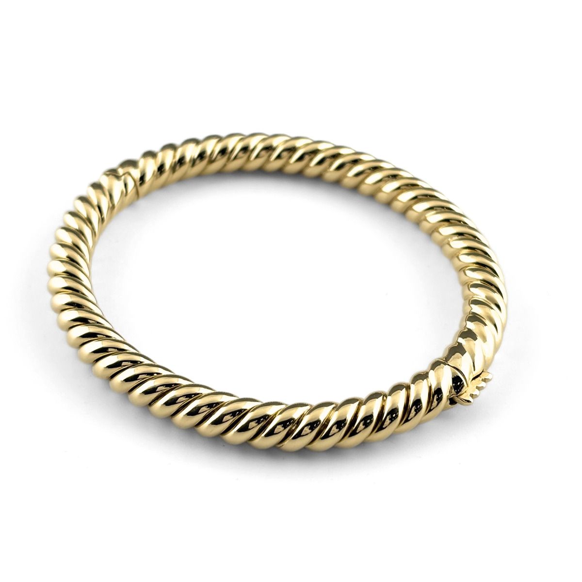 ティファニー TIFFANY&Co. バングル YG イエローゴールド 腕輪 バングル 750 レディース 【中古】