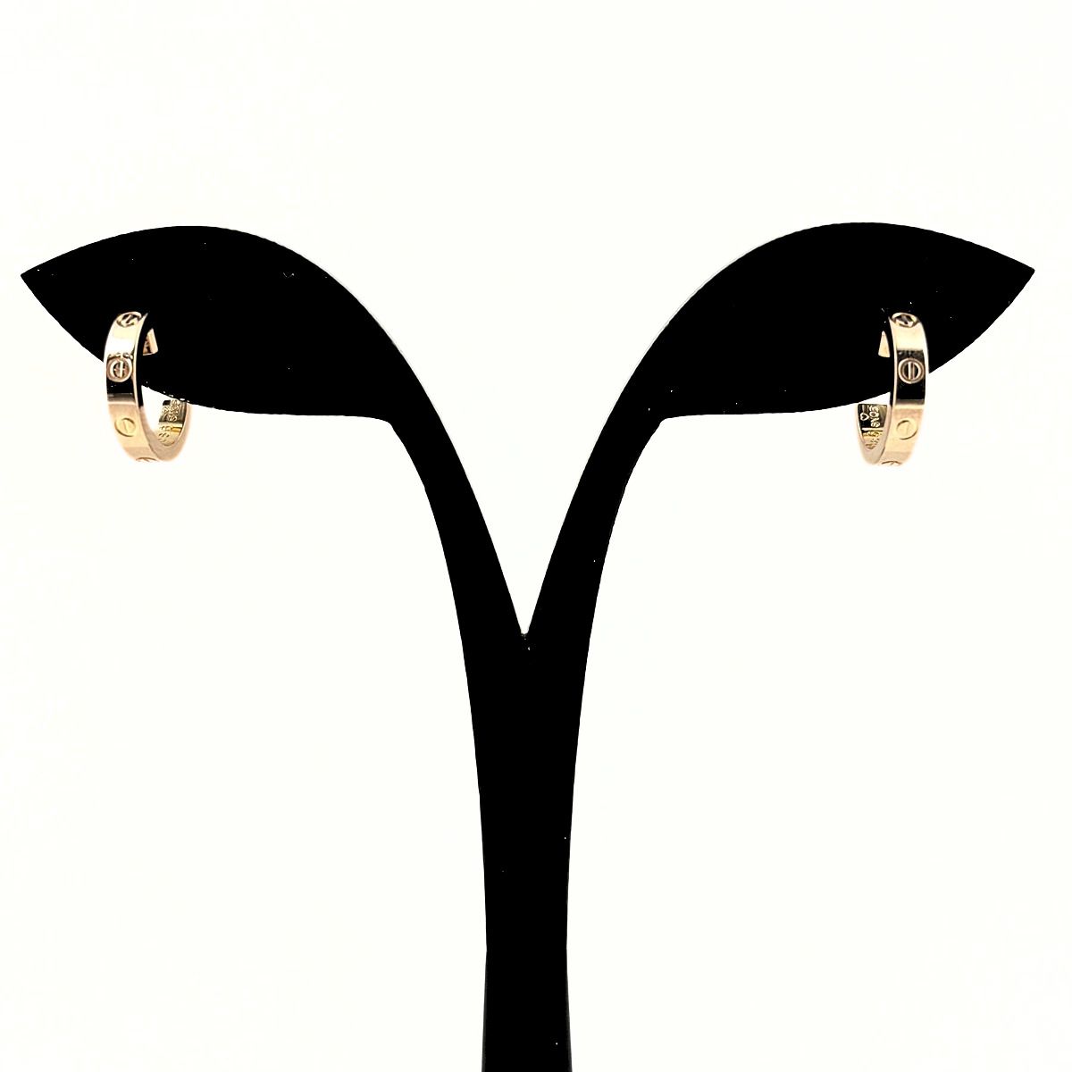 カルティエ CARTIER ミニ ラブ ピアス PG ピンクゴールド ピアス 750 レディース 【中古】