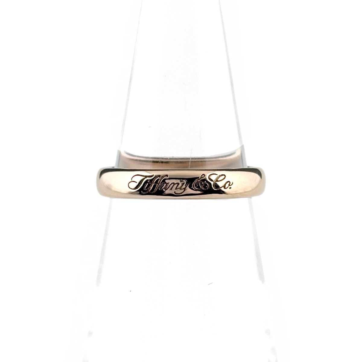 ティファニー TIFFANY&Co. ノーツ リング PG ピンクゴールド 指輪 ピンキーリング リング 3.5号 750 レディース 【中古】