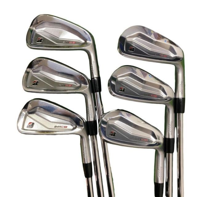 【中古】 ブリヂストン BRIDGESTONE 241CB 6S アイアンセット IR 純正特注シャフト (フレックスR) メンズ 男性用 右利き 右用 Cランク ゴルフクラブ