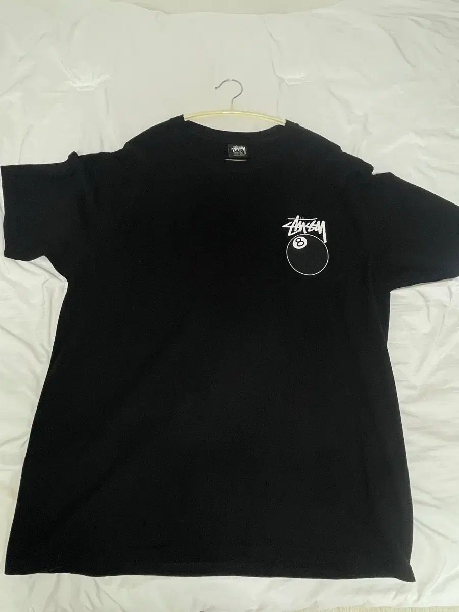 STUSSY 8ボール 半袖Tシャツ ブラック L
