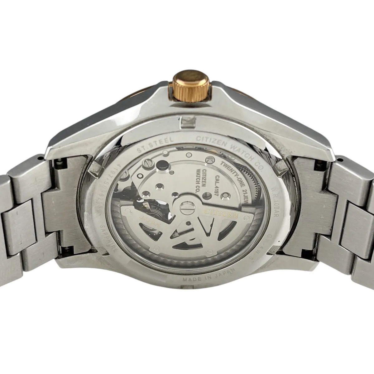 シチズン CITIZEN コレクション メカニカル 4197-S098203 腕時計 SS GP