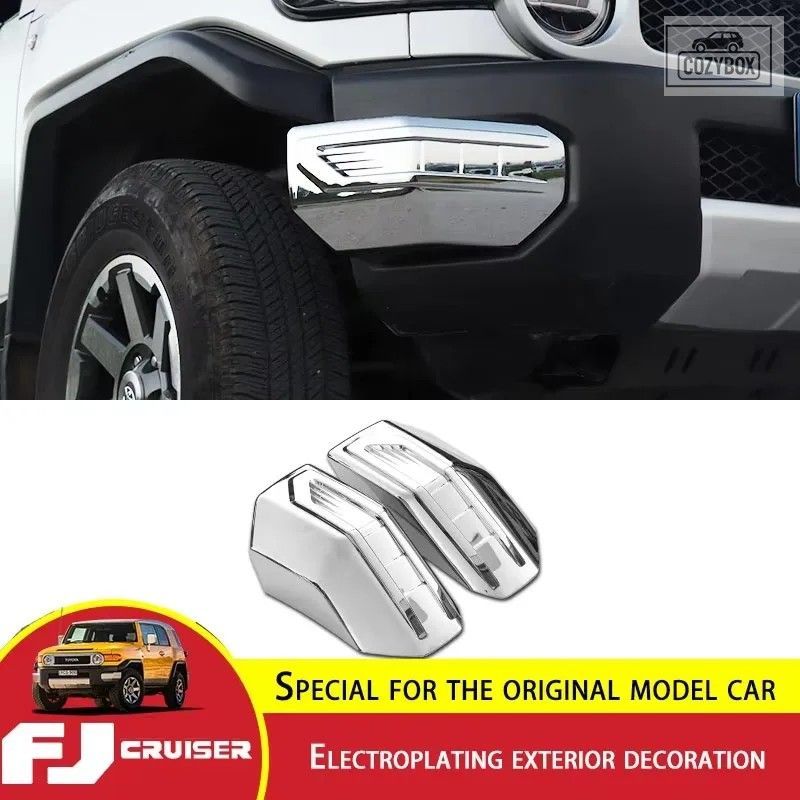 トヨタ FJ クルーザー フロント バンパー コーナープロテクションフレーム ABS クロム