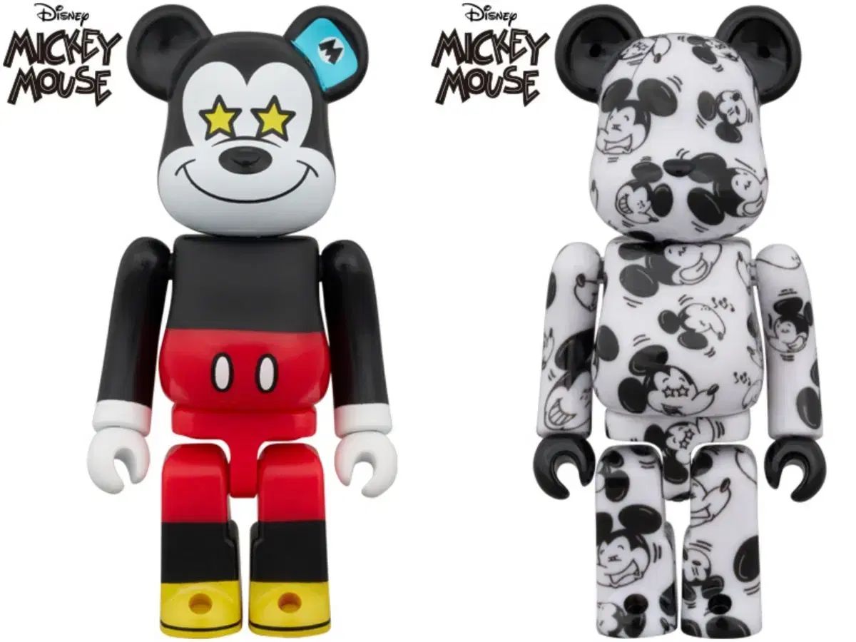 BE@RBRICK(ベアブリック) Zoff コラボ ミッキー 2種 まとめ
