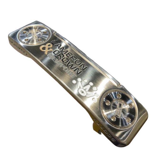 【中古】 タイトリスト SCOTTY CAMERON＆CROWN NEWPORT 33インチ パター PT スチール (フレックスその他) メンズ 男性用 右利き 右用 Cランク ゴルフクラブ
