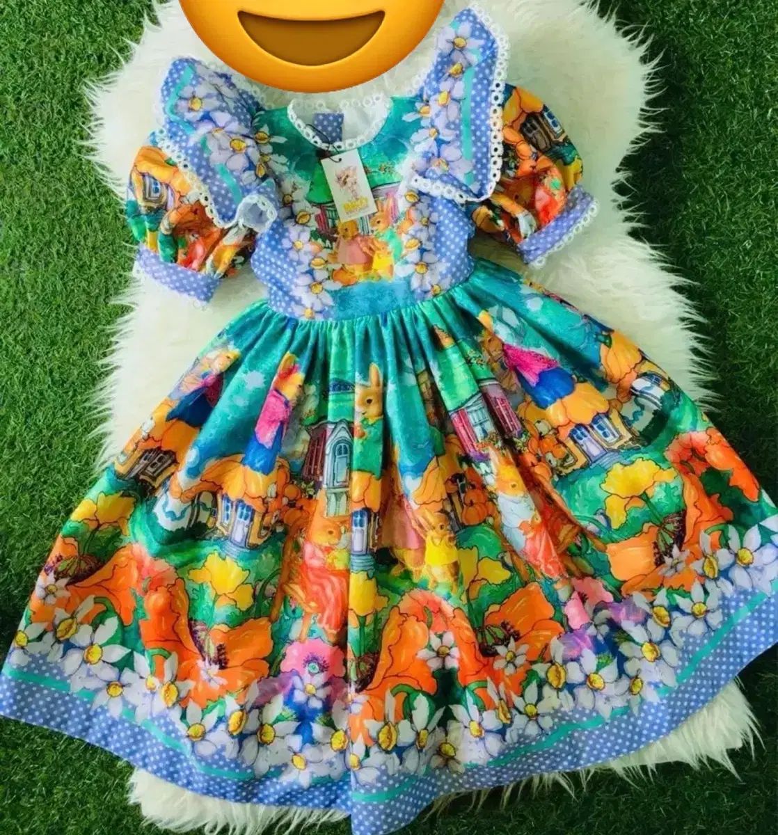 赤ちゃん ハンドメイド ドレス ハンドメイド キングダム アメリカンヴィンテージ ドレス 100-110