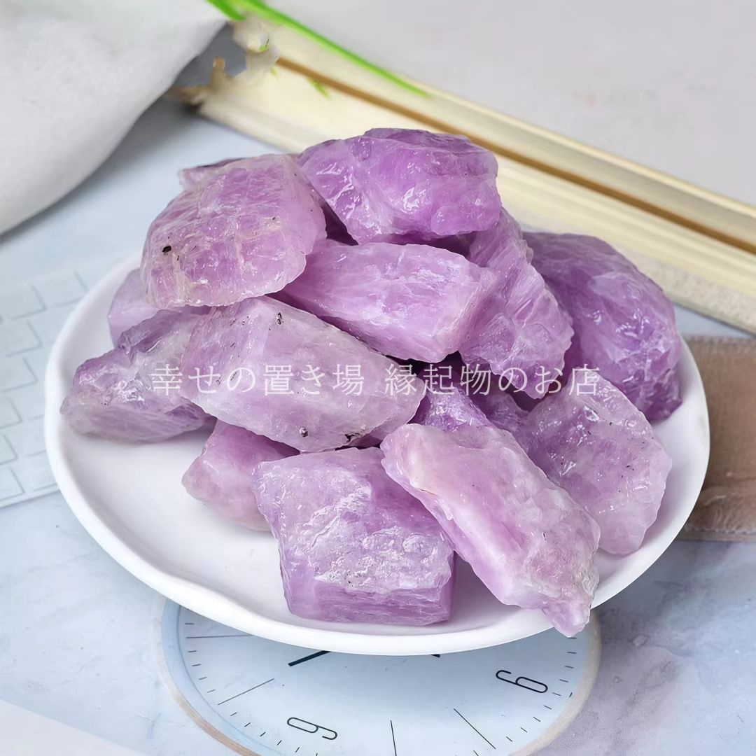 クンツァイト 原石 天然石 240g ピンク ラベンダー 原石 標本 置物