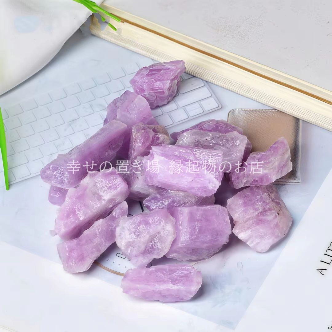 天然石 薄紫色 置物 クンツァイト 原石 天然石 240g ピンク ラベンダー 原石 標本 置物