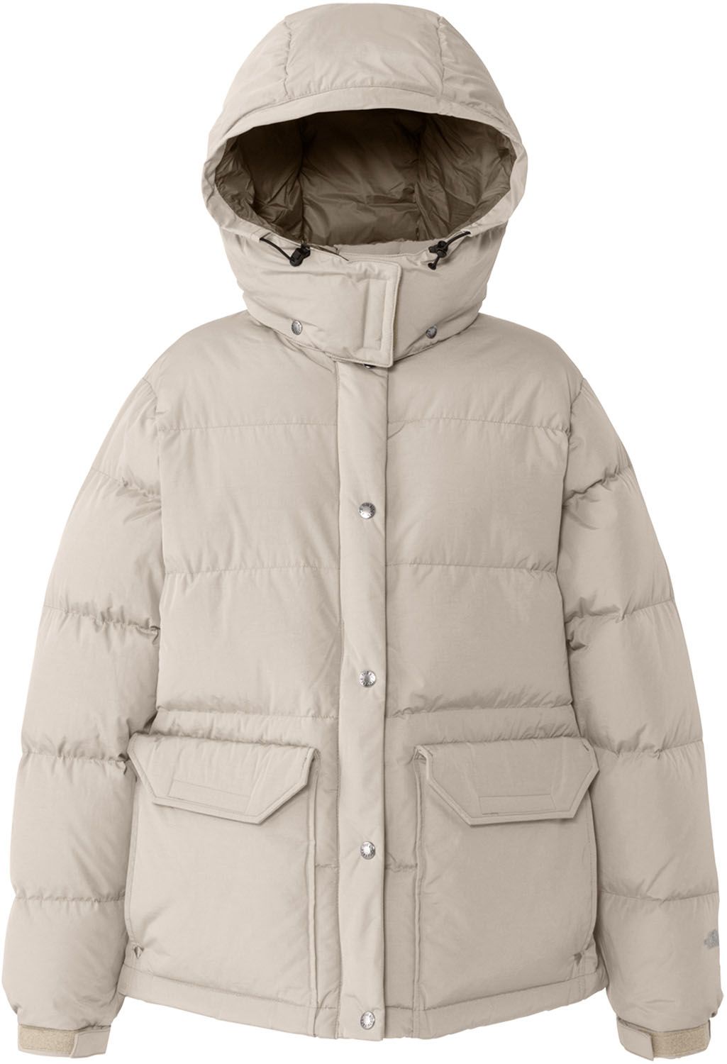 ザ・ノース・フェイス THE NORTH FACE アウトドア キャンプシエラショート レディース ダウンパーカー ジャケット アウター フーディ 秋冬 軽量 撥水 立ち襟 普段着 シンプル キャンプ 雨 雪 NDW92531 FI フォッシルアイボリー