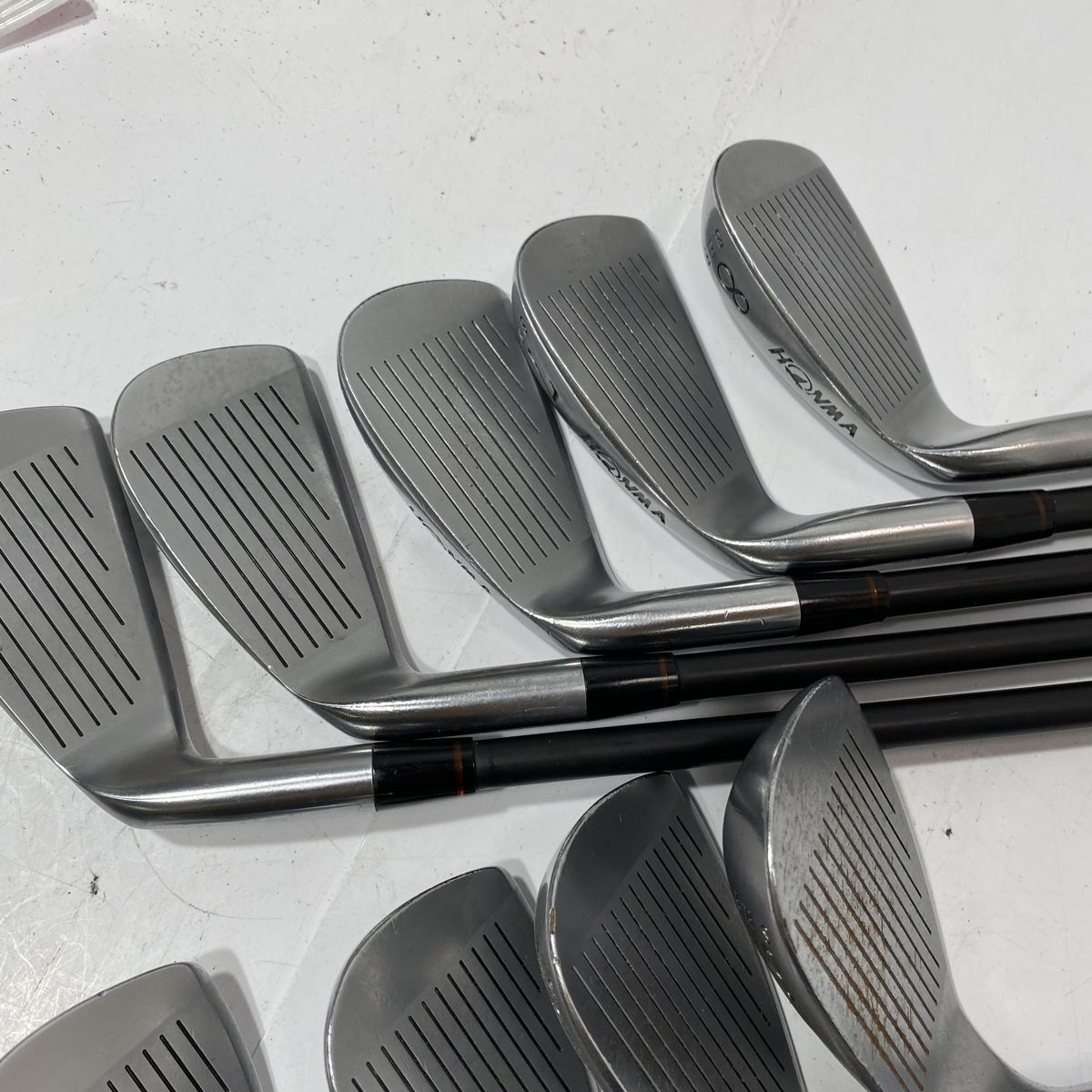 金モグラ！ HONMA ホンマ LB-606 KB MODEL アイアン9本セット 男性右