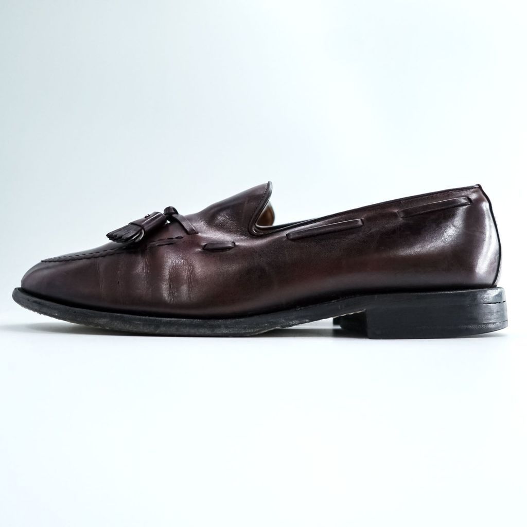 Allen Edmonds 米国製 Grayson コードバン レザー タッセルローファー 27.5cm スリッポン Vibram グッドイヤーウェルト製法 8277 USA製