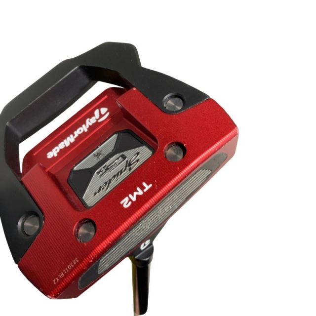 【中古】 テーラーメイド Spider GTx TRUSS RED TM2 34インチ パター PT スチール (フレックスその他) メンズ 男性用 右利き 右用 Cランク ゴルフクラブ