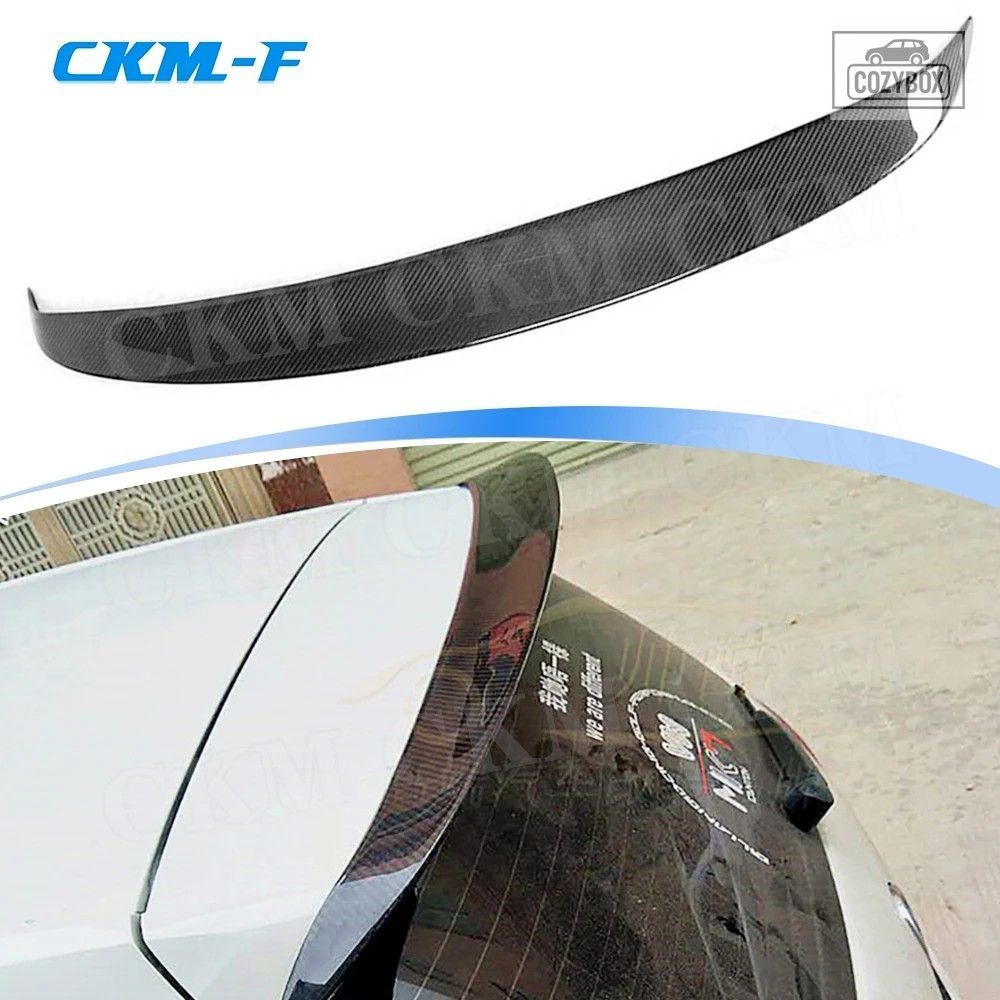 VW MK7 カーボンFRP製リアルーフトランクウィング スポイラー フォルクス ワーゲン ゴ