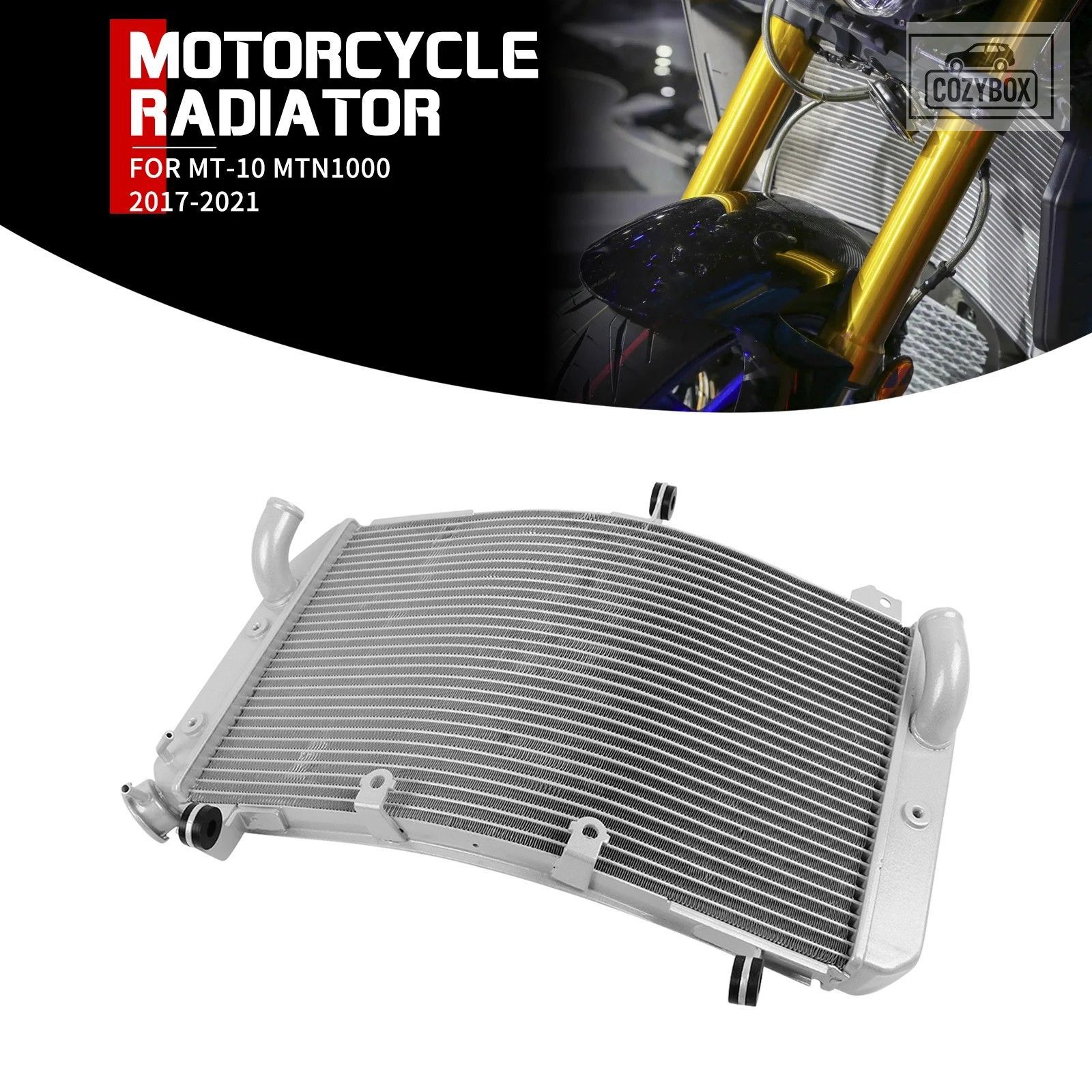 ヤマハ MT10 MT-10 2017-2018 - 21 オートバイエンジン ラジエーターオイルクーラー