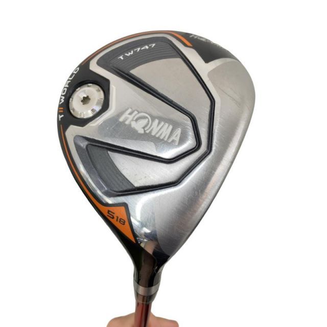【中古】 本間ゴルフ TOUR WORLD TW747 5W フェアウェイウッド FW VIZARD FD-6 (フレックスS) メンズ 男性用 右利き 右用 Cランク ゴルフクラブ