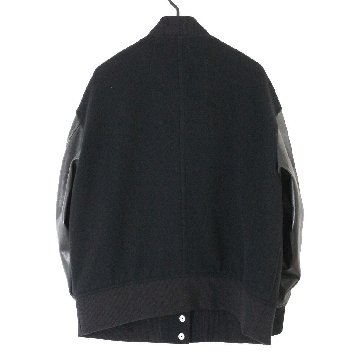 Spick & Span スタジアムジャンパー　ブラック Spick & Span スピック＆スパン 22AW スタジアムジャンパー / ブルゾン