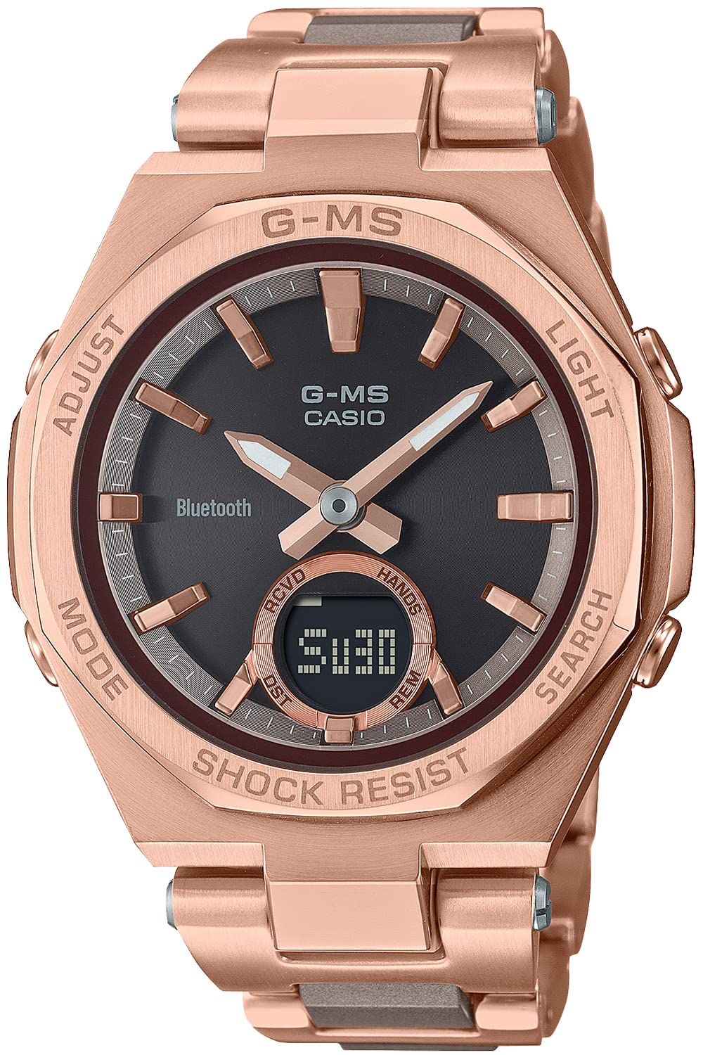 [カシオ] 腕時計 ベビージー G-MS Bluetooth ソーラー MSG-B100CG-5AJF レディース