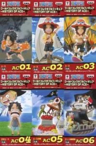 フィギュア 全6種セット 「ワンピース」 ワールドコレクタブルフィギュア-HISTORY OF ACE-【10日以内発送】