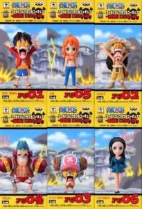 フィギュア 全6種セット 「ワンピース」 ワールドコレクタブル