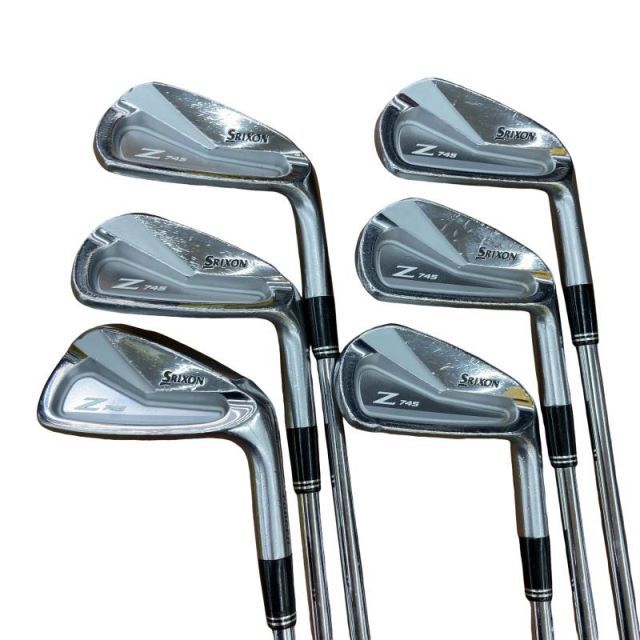 【中古】 ダンロップ SRIXON Z745 6S アイアンセット IR Dynamic Gold D.S.T (フレックスS) メンズ 男性用 右利き 右用 Cランク ゴルフクラブ