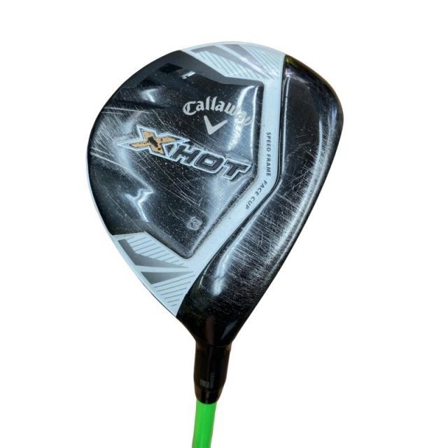 【中古】 キャロウェイ X HOT 3W フェアウェイウッド FW ATTAS 4U 6 (フレックスS) メンズ 男性用 右利き 右用 Cランク ゴルフクラブ