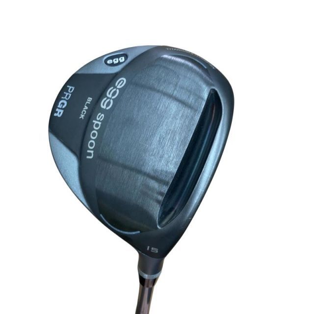 【中古】 プロギア egg spoon BLACK 15° フェアウェイウッド FW 純正特注シャフト (フレックスX) メンズ 男性用 右利き 右用 Cランク ゴルフクラブ