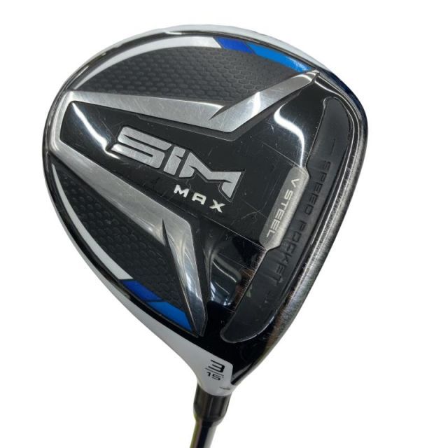 【中古】 テーラーメイド SIM MAX 3W USA フェアウェイウッド FW VENTUS BLUE 6(TM) (フレックスS) メンズ 男性用 右利き 右用 Cランク ゴルフクラブ