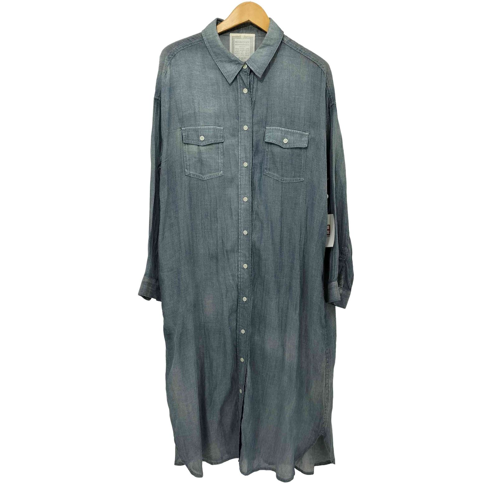 ビアズリー BEARDSLEY 2WAYシフォンデニムシャツワンピース レディース 表記無