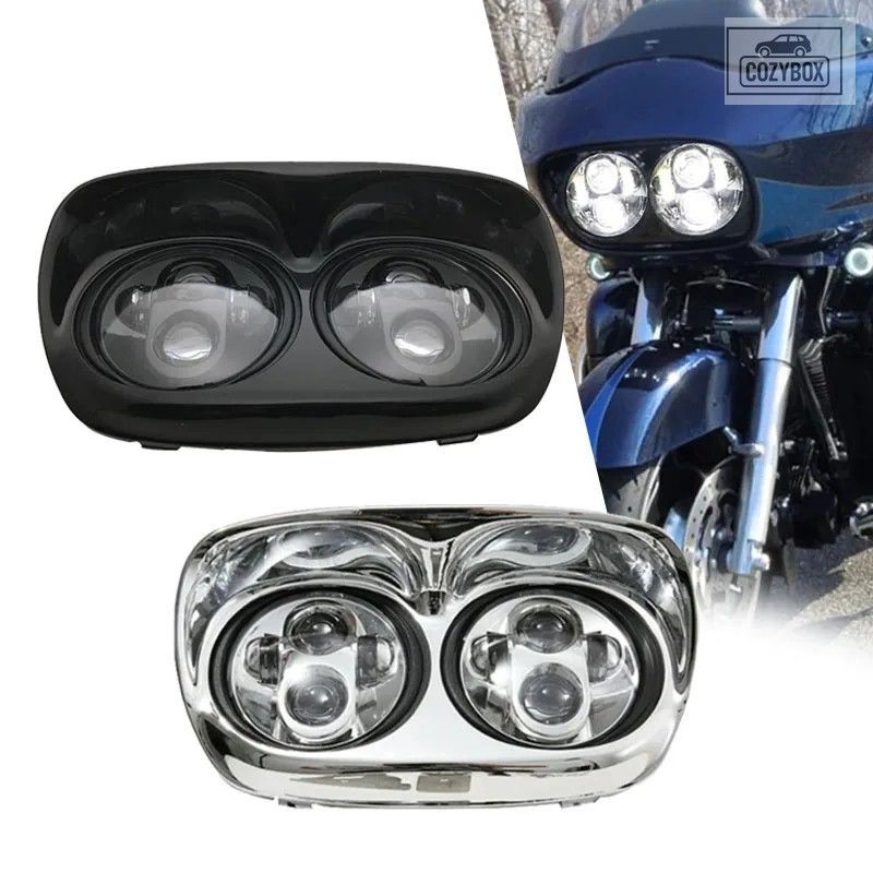 オートバイプロジェクター式デュアル LED ヘッドライト 2004～2013年式 ロードグラ