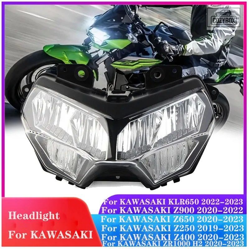 カワサキ Z400 LED ヘッドライト 2018 - 22 Z 400 ドライビング ヘッドランプ フロ
