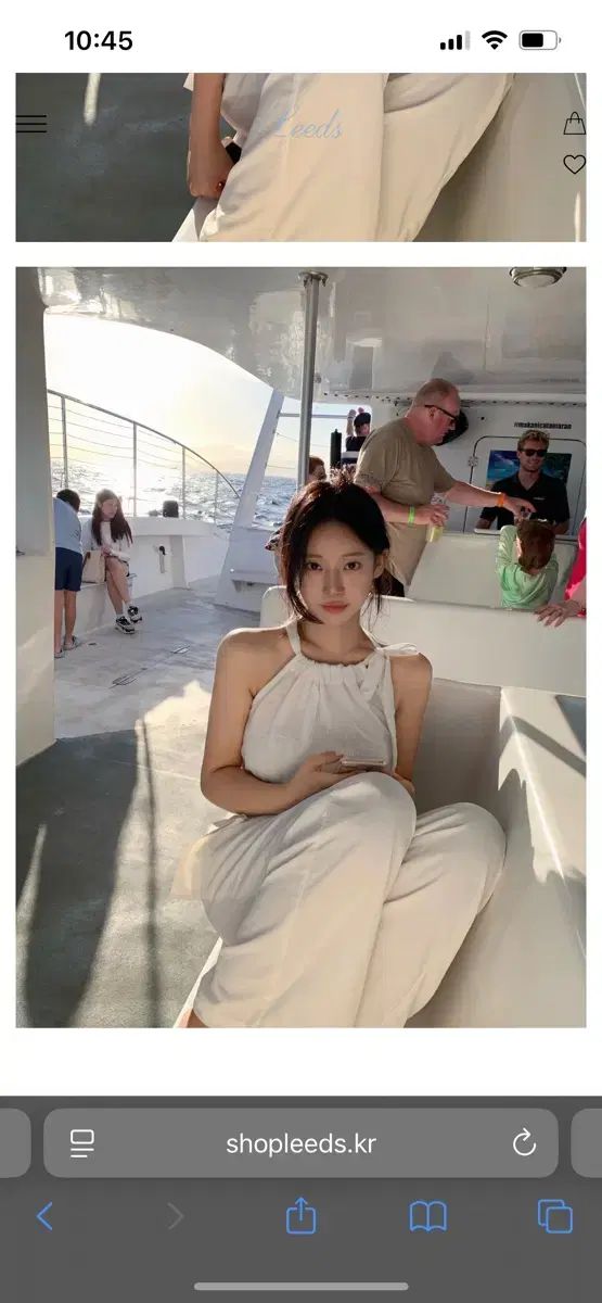 The wish リズ イサベル マラン ホルター ブラウス Isabel halter blouse