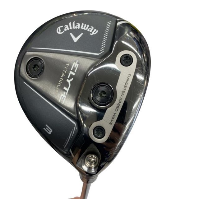 【中古】 キャロウェイ ELYTE TITANIUM 3W フェアウェイウッド FW リシャフト (フレックスその他) メンズ 男性用 右利き 右用 Cランク ゴルフクラブ