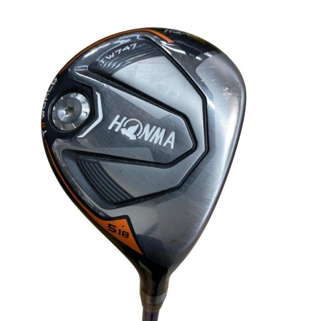 【中古】 本間ゴルフ TOUR WORLD TW747 5W フェアウェイウッド FW VIZARD FP-6 (フレックスS) メンズ 男性用 右利き 右用 Cランク ゴルフクラブ