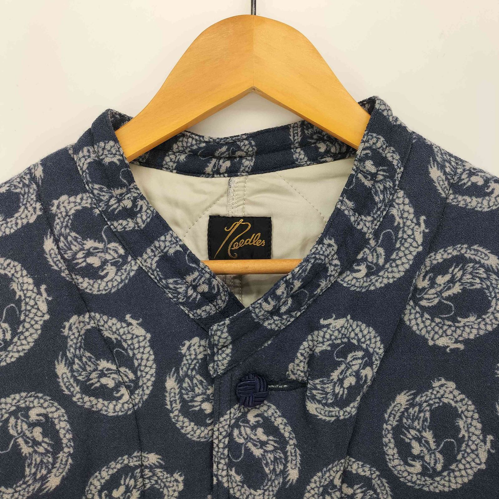 ニードルズ Needles 18AW ORIENTAL BUTTON STAND COLLAR COVERALL